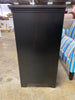 Black Woodside 9-Drawer Dresser with Silver Finished Knobs