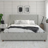 *AS IS* Mercer Tufted Upholstered KING Platform Headboard ONLY MG507