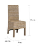 (Set of 2) Pembrooke Woven Wicker Dining Chairs CG851