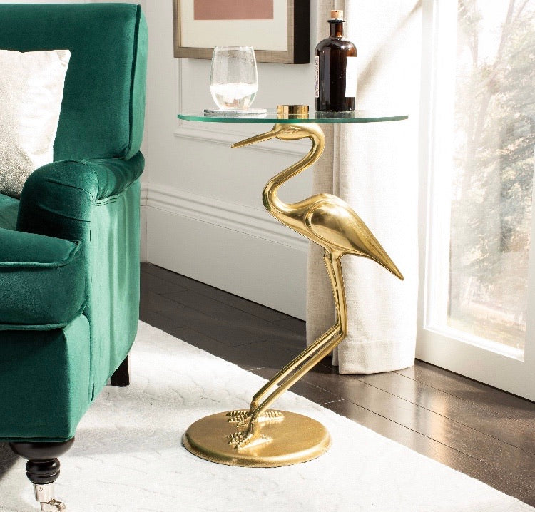 Tori Crane Base Accent Table CG208