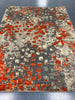 Monaco Gray/Orange 8' x 10' Area Rug #135R