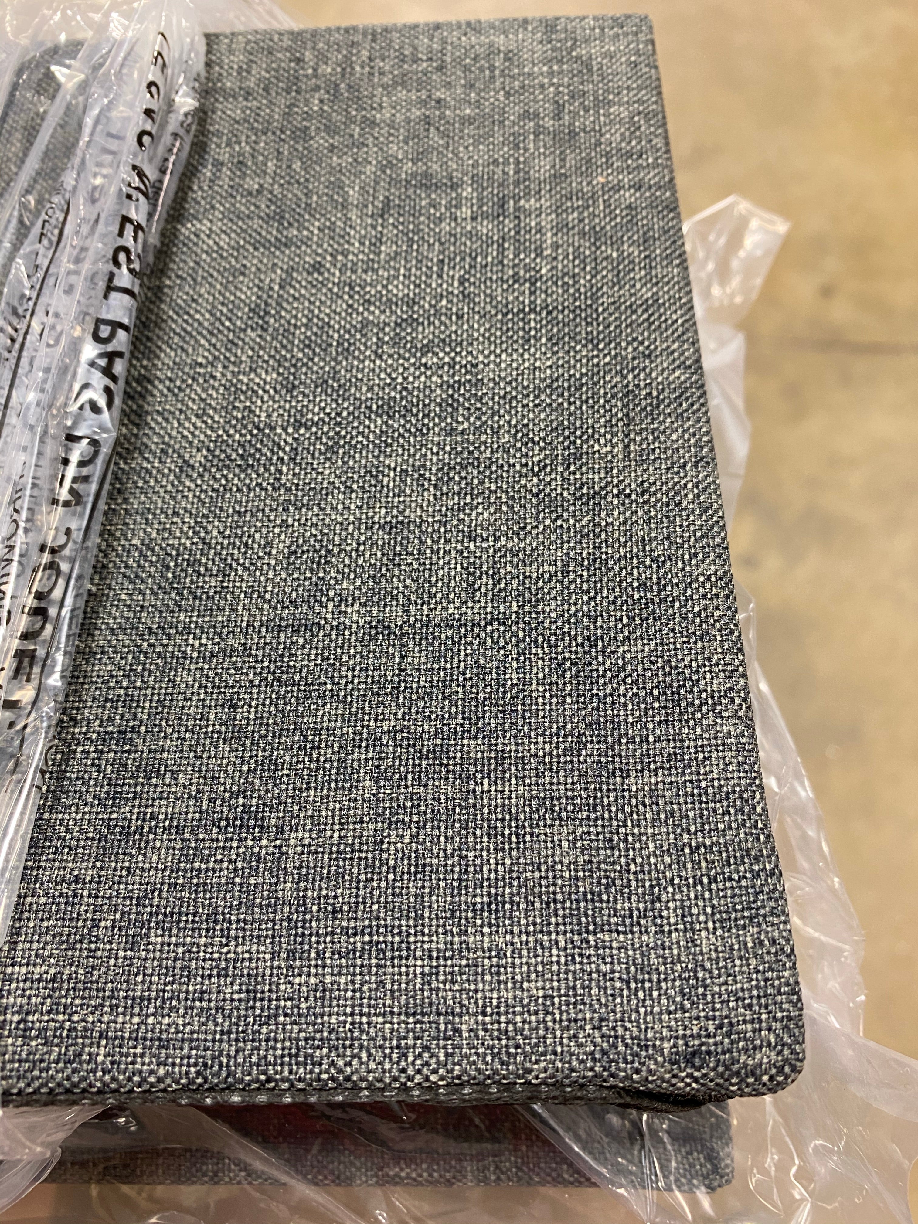 Gray Upholstered Platform Bed Frame - Queen  #SA674