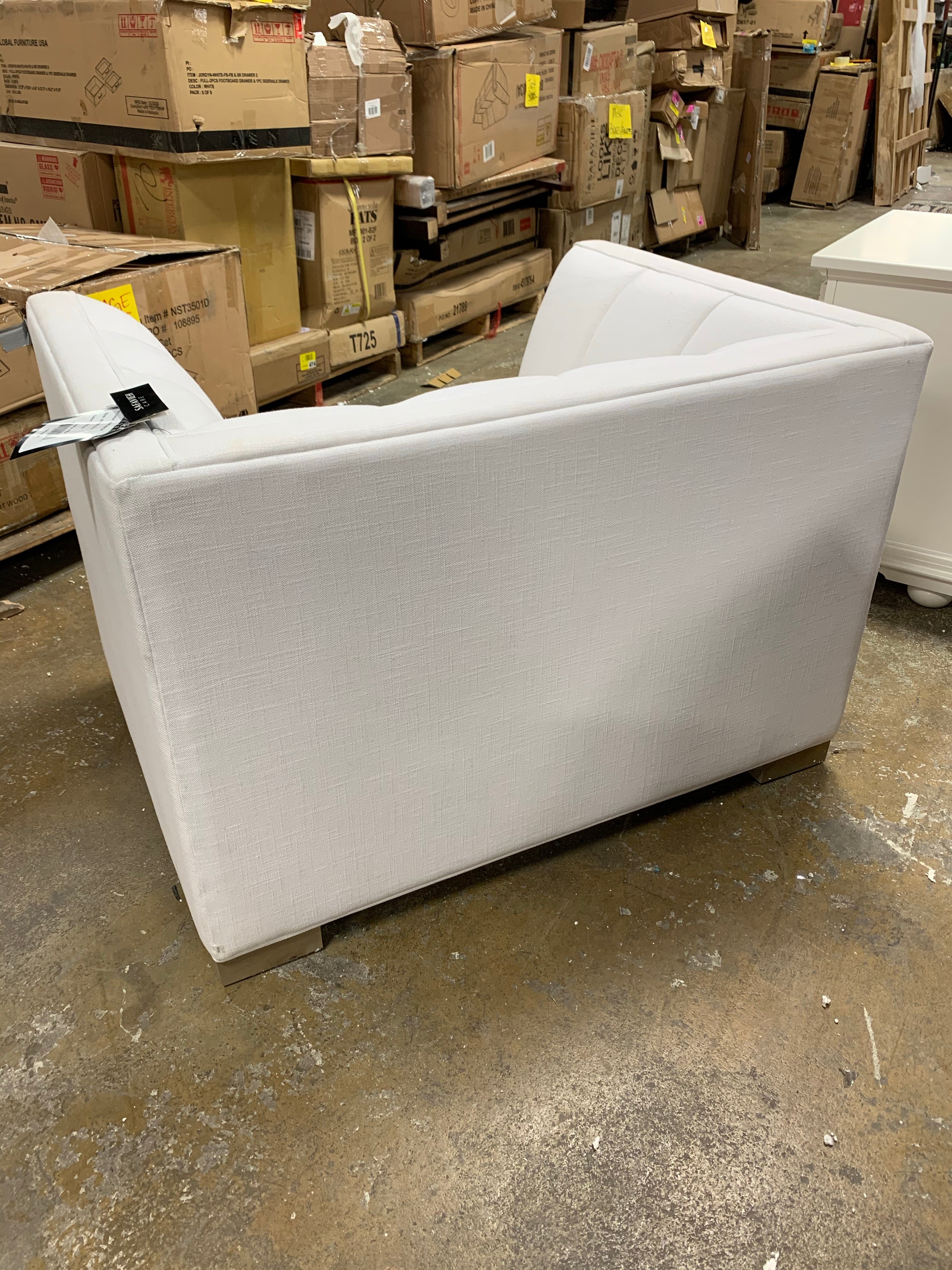 Beverly Linen Blend Club Chair