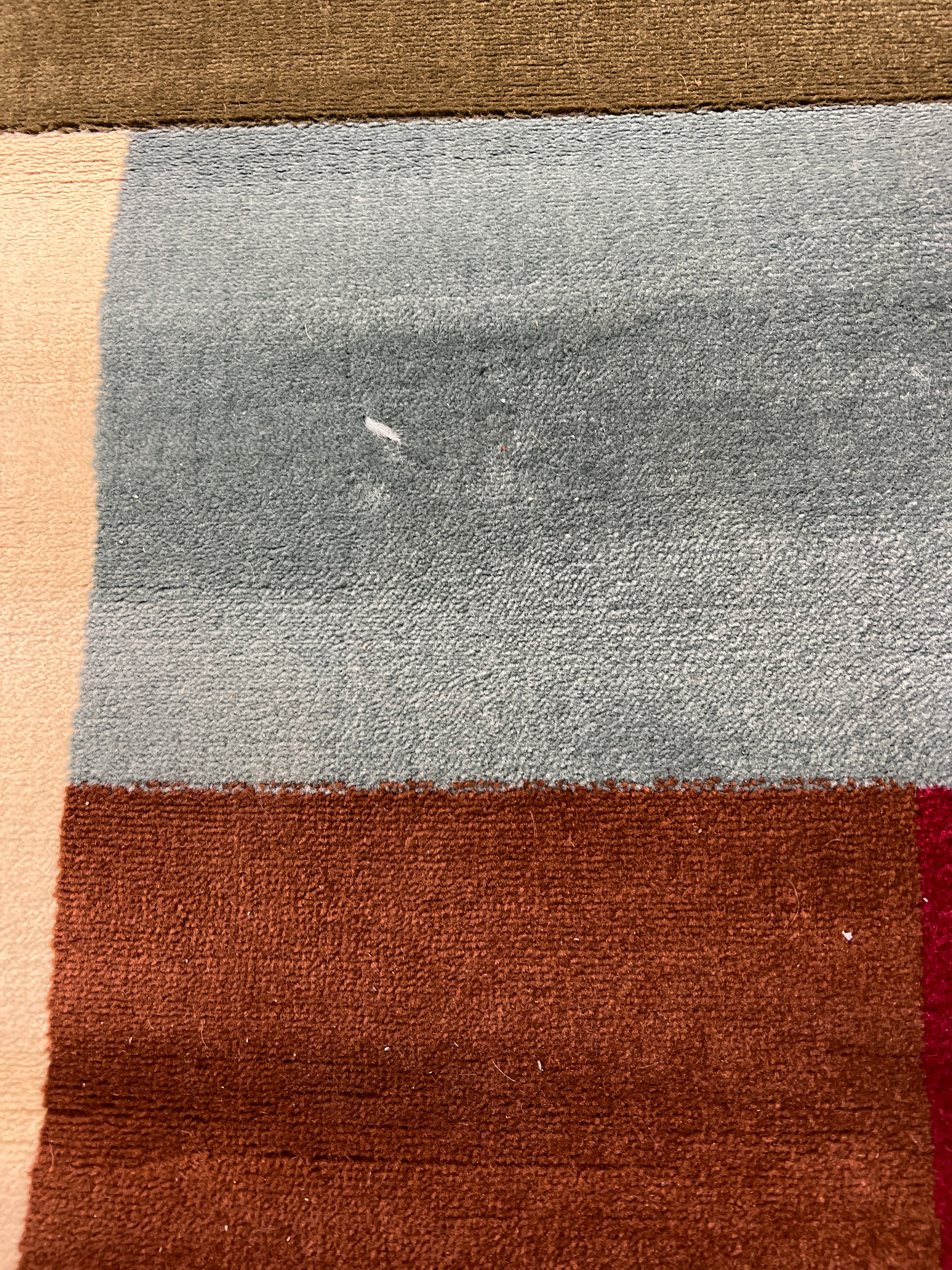 Barclay River Red 8 ft. x 10 ft. Modern Geometric Area Rug  HRUG100
