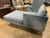 Blue Velvet Chaise Lounge *As Is*