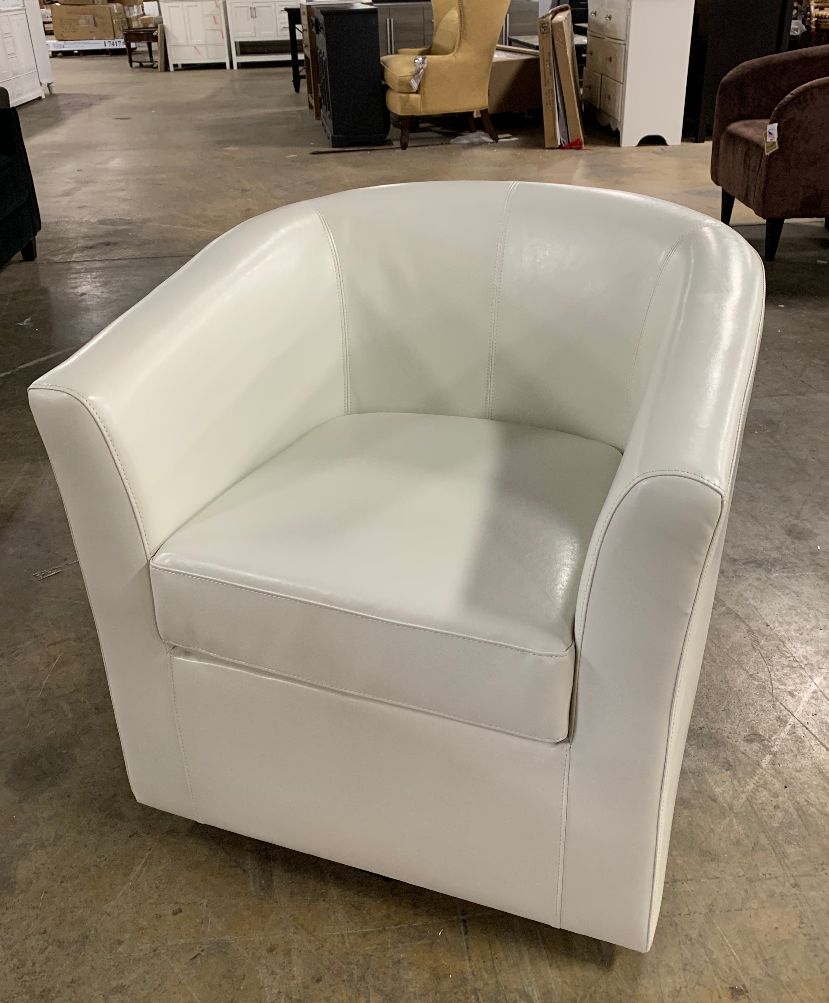 Wilmore swivel best sale barrel chair