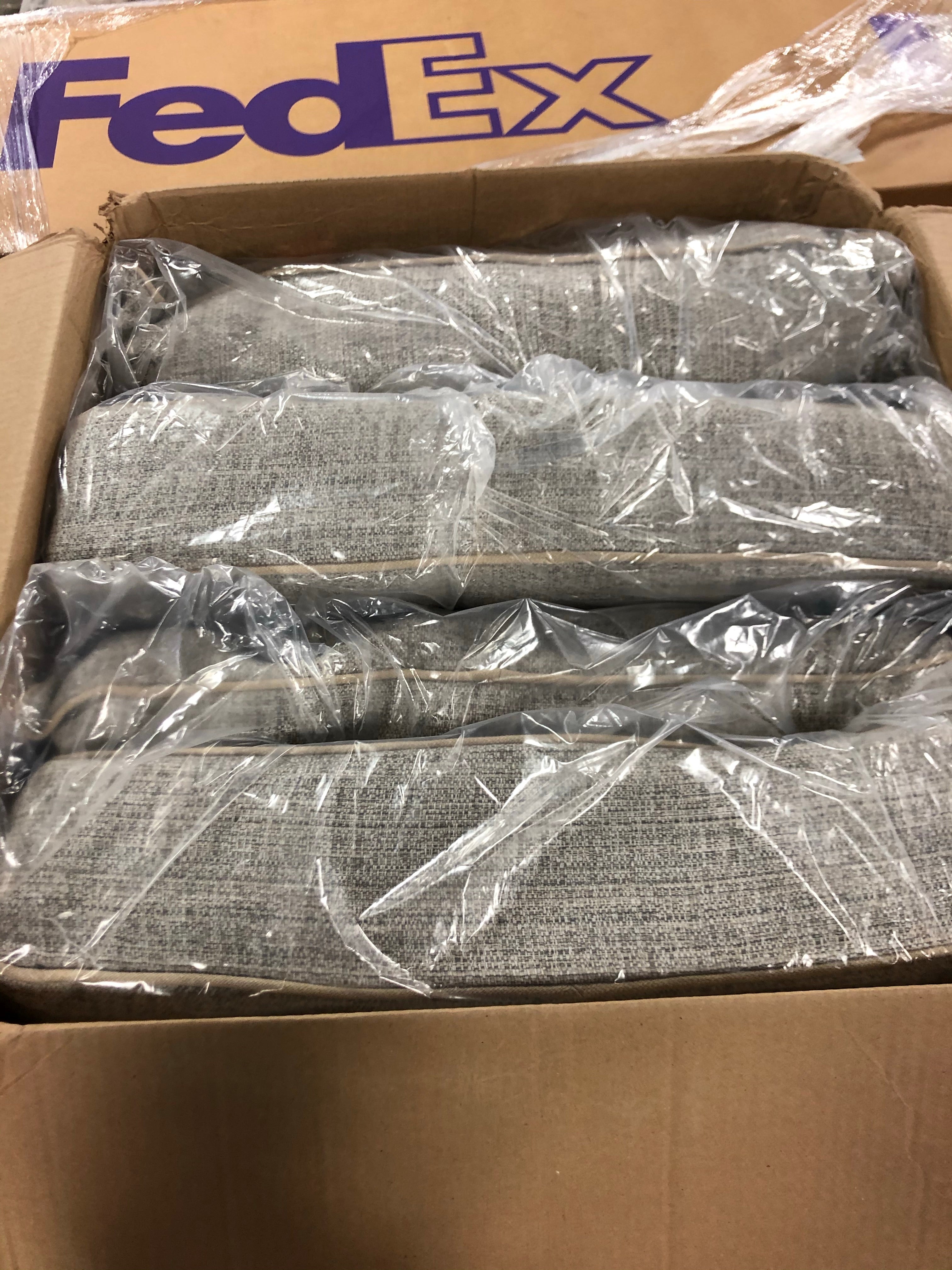 (Set of 2) Linen Seat Cushions CG405