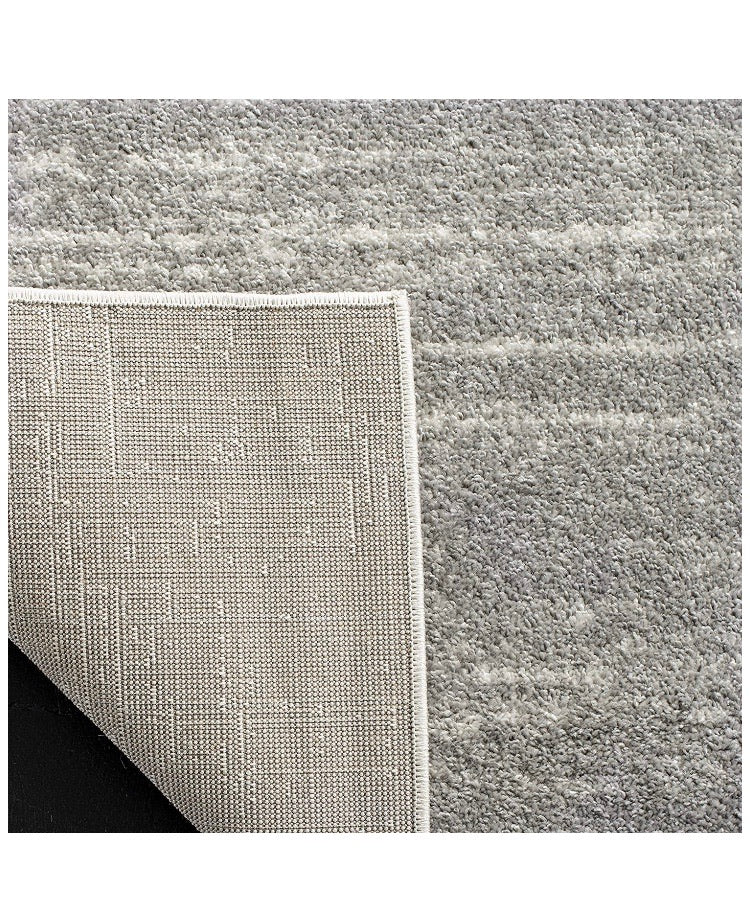 9' x 12' Modern Ombre Area Rug Light Grey/Grey CG184