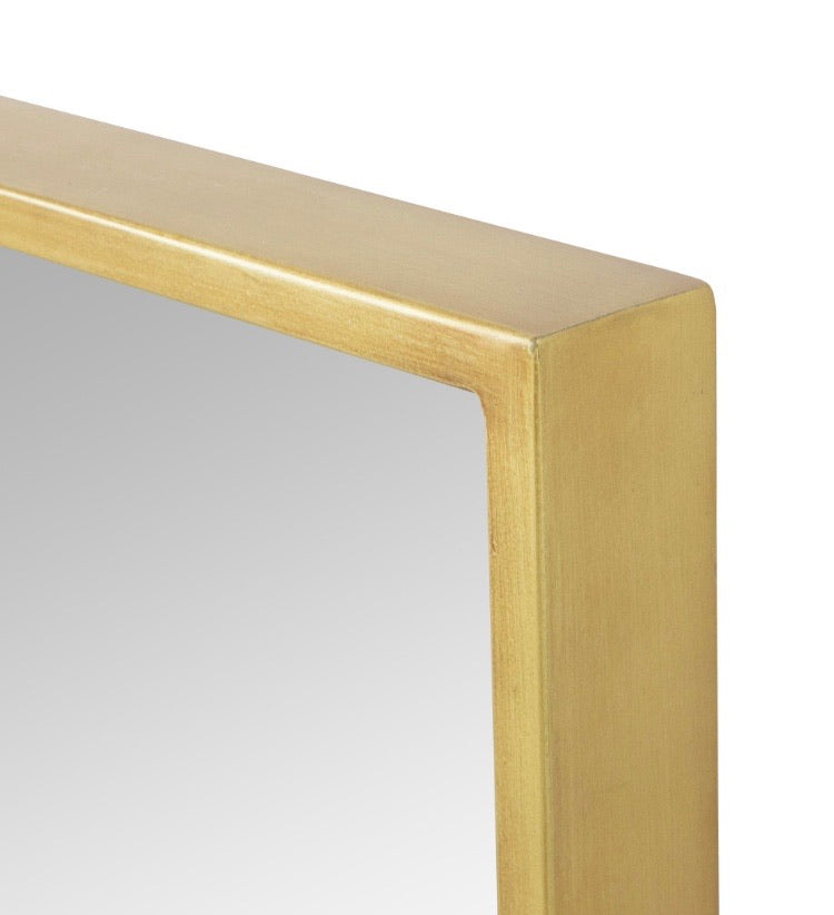 30" Bali Modern Wall Mirror Gold CG333