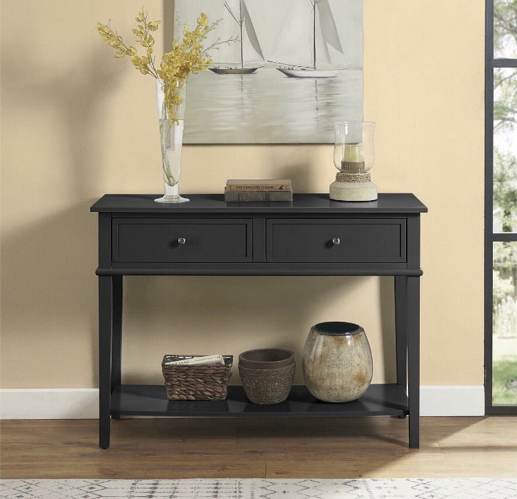 Black Dmitry Console Table CG1527