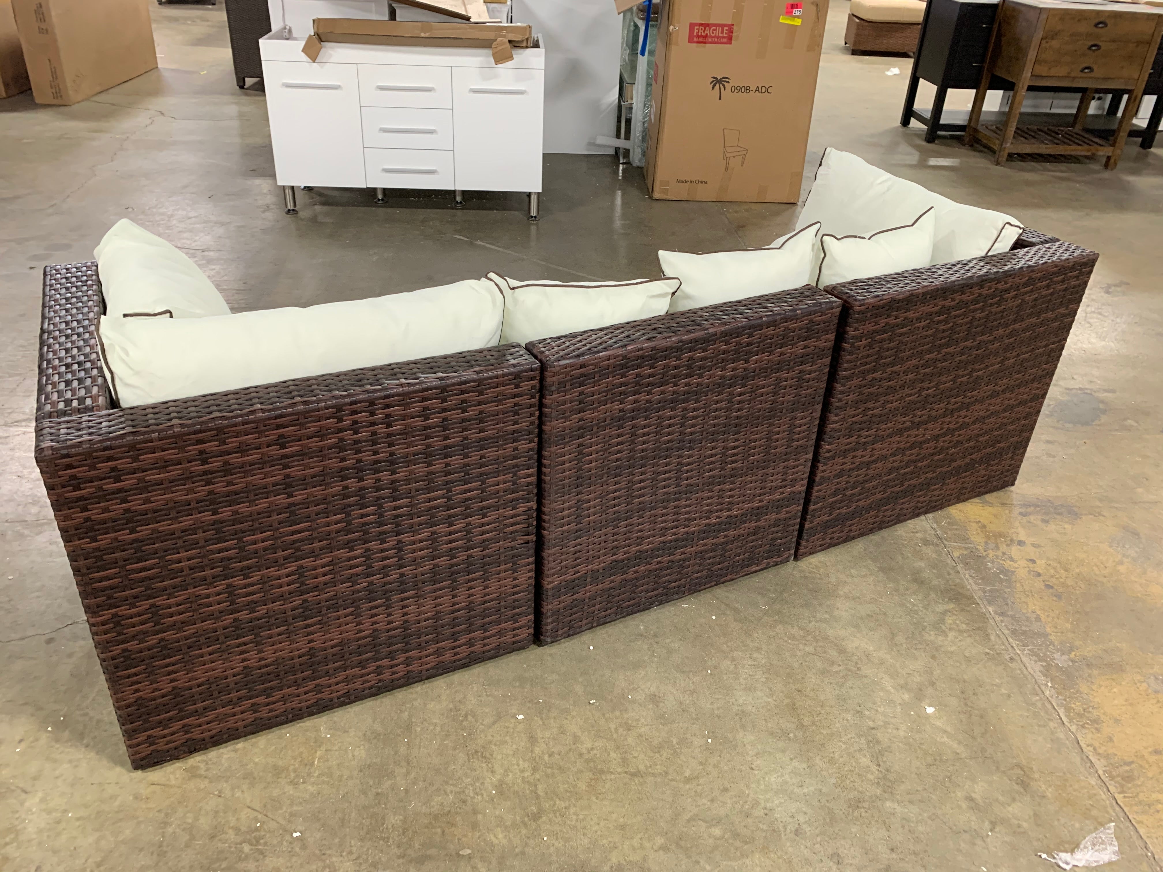 Burruss Patio Sectional with Cushions
