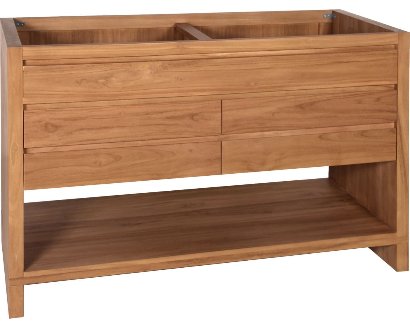 Avanity Kai  Natural Teak 48" Vanity Cabinet - BASE ONLY