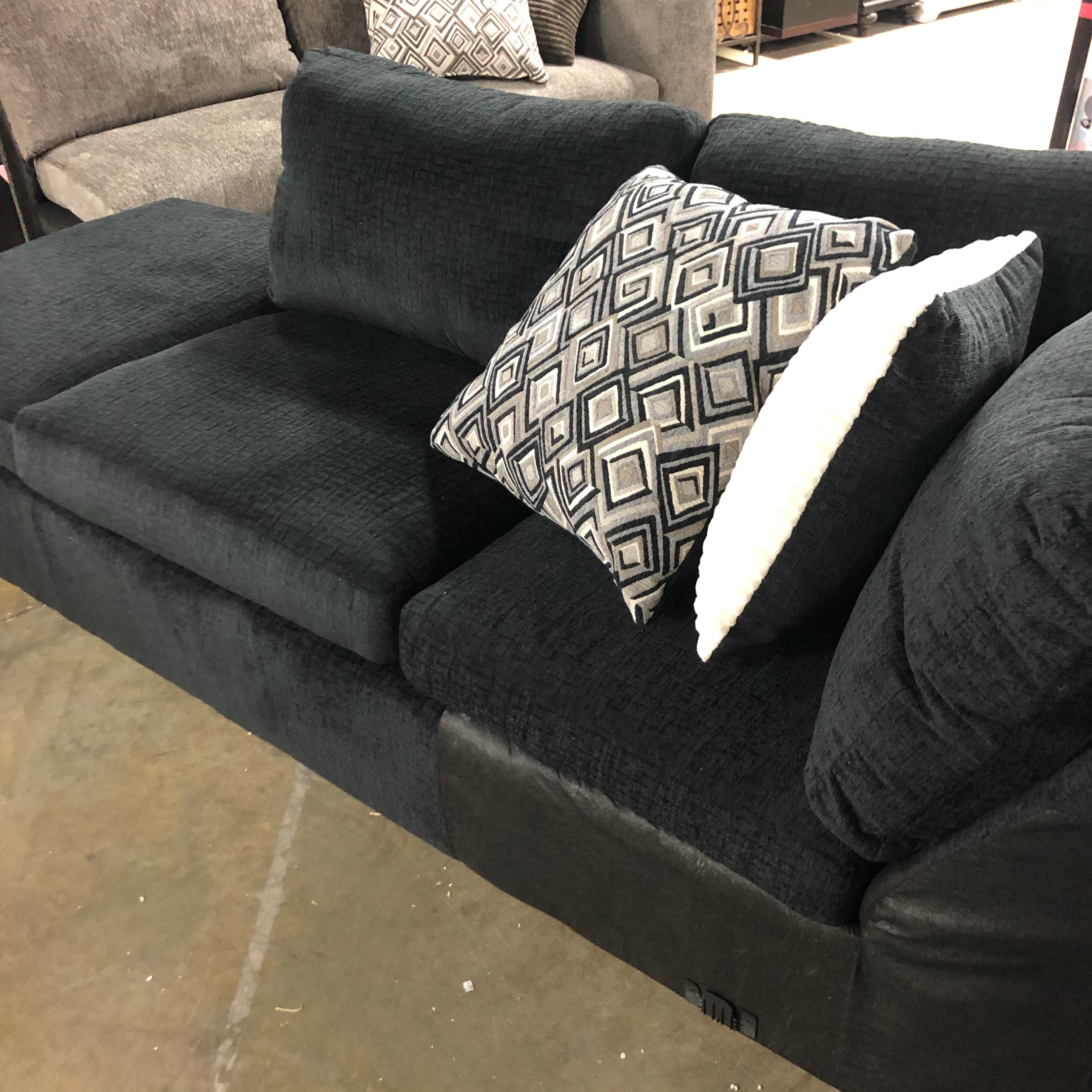 Black Chaise Lounge Piece *AS IS*