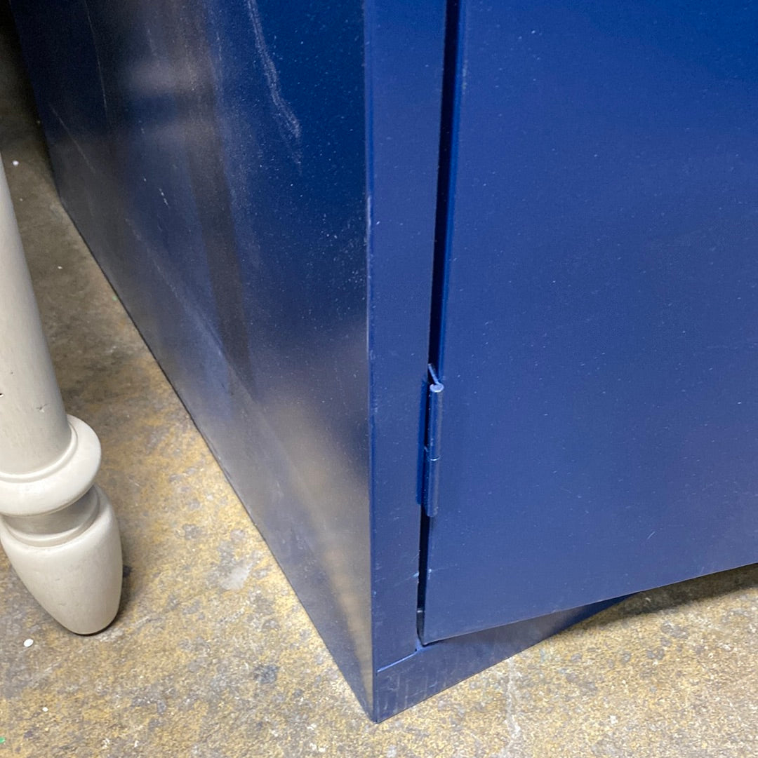 72" H x 36" W x 24" D Blue Wardrobe Armoire Storage Cabinet