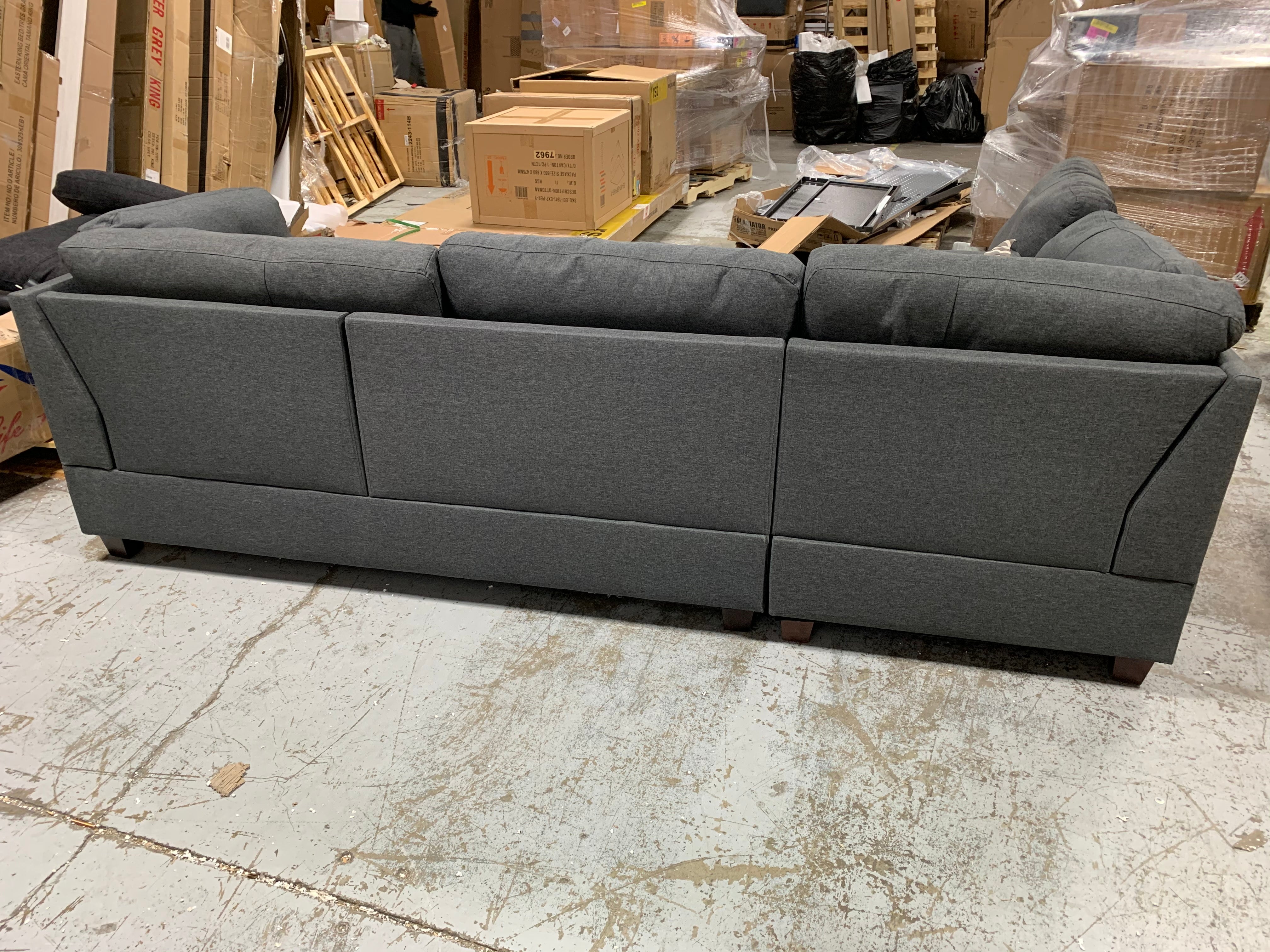 Sunnydale 105" Left Hand Facing Sectional with Ottoman