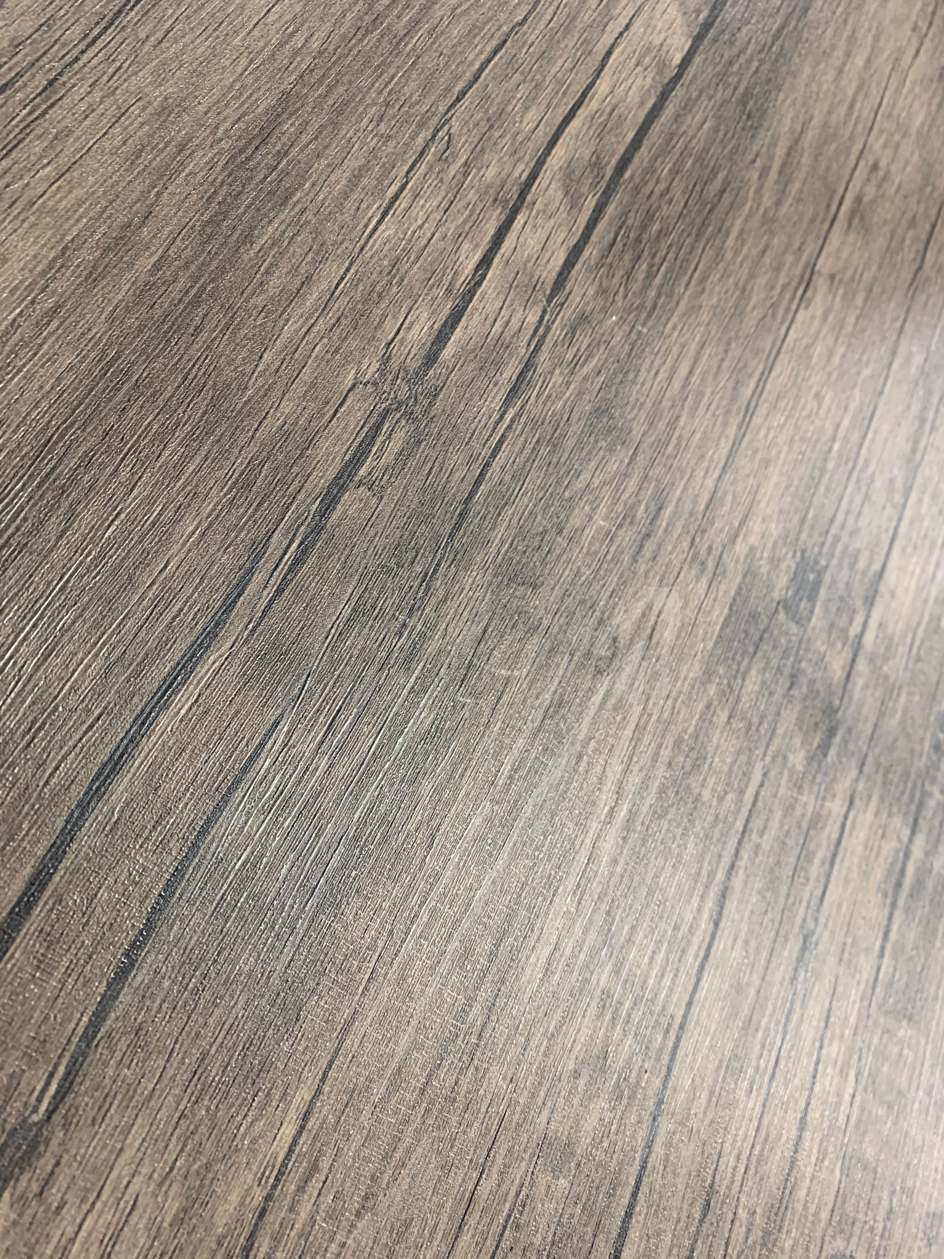 44.5" Distressed Wood/Metal Dining Table