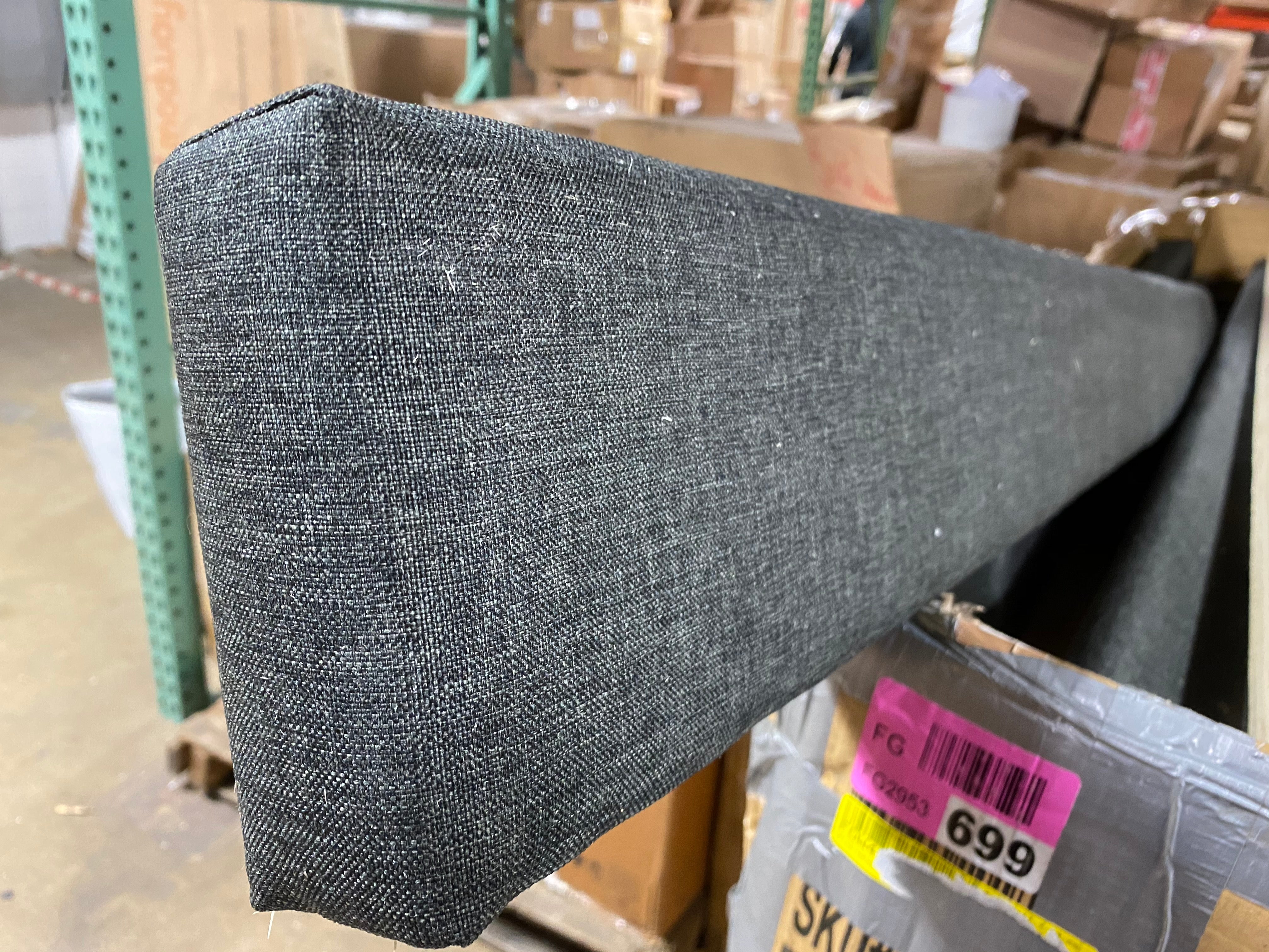 Gray Vivo Upholstered Platform Bedframe, Full LX4587