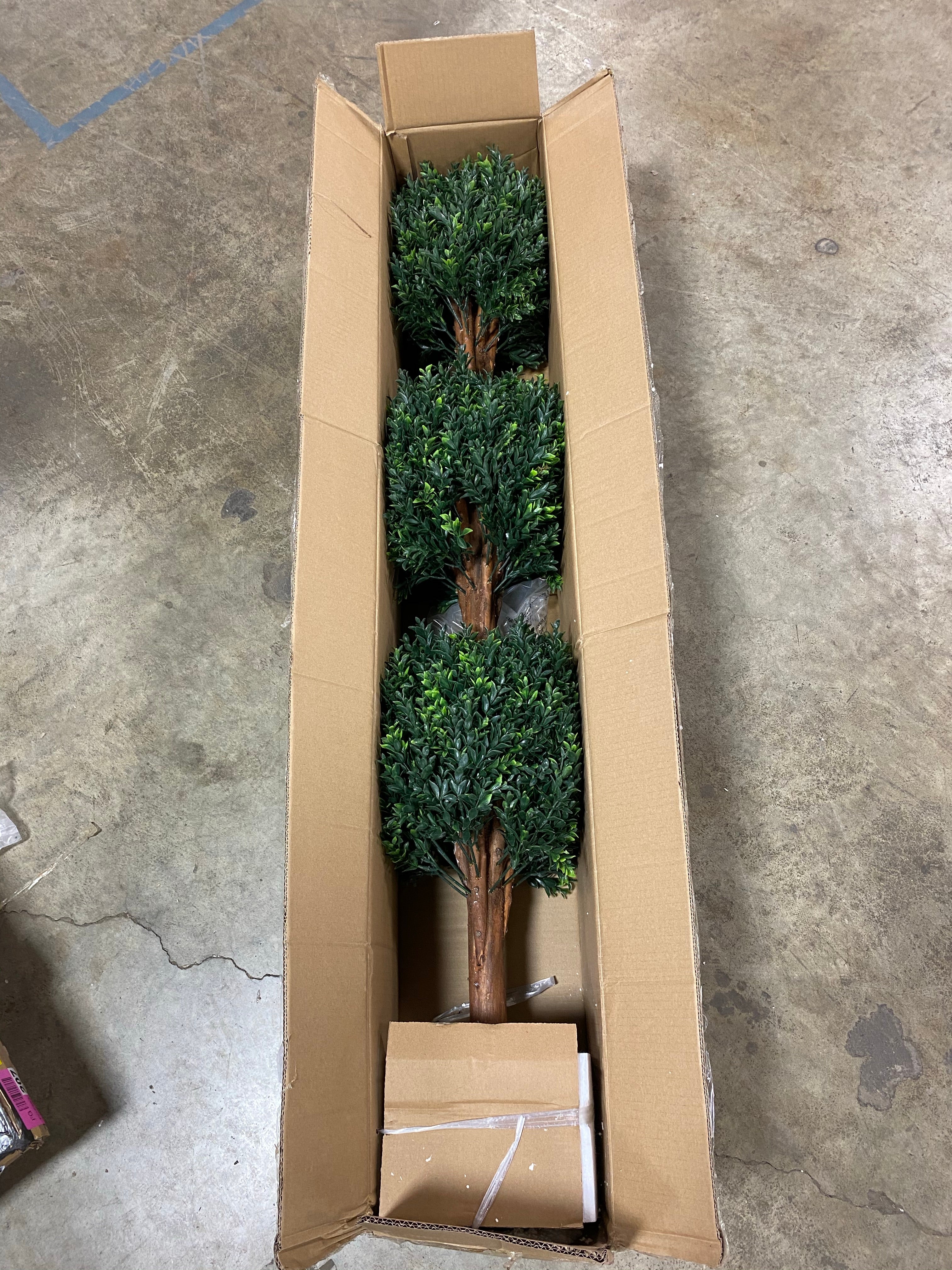 Brooklyn Floor Boxwood Topiary in Pot  #SA324