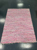 Rag Rug Light Pink/Multi 5' x 7' Area Rug #115R