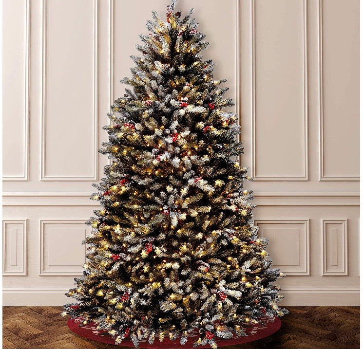 6.5 ft. Dunhill Fir Artificial Christmas Tree with Clear Lights CG1895