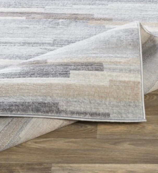 9x12' Surya Roma Modern Area Rug in Medium Gray CG1916