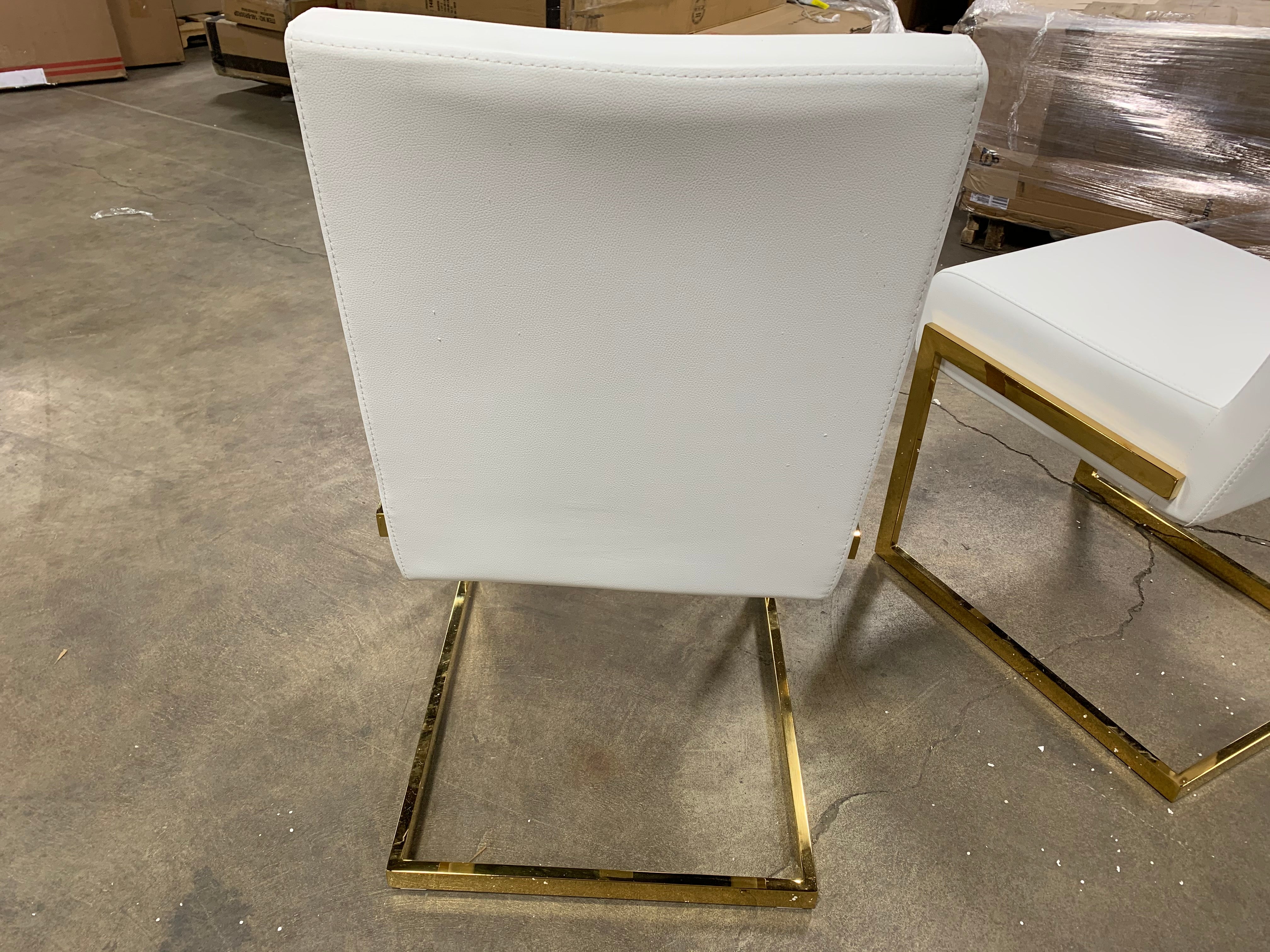 Modern White Dining Chair (Set of 2)