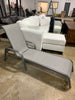 Outdoor Patio Chaise Lounge, Gray