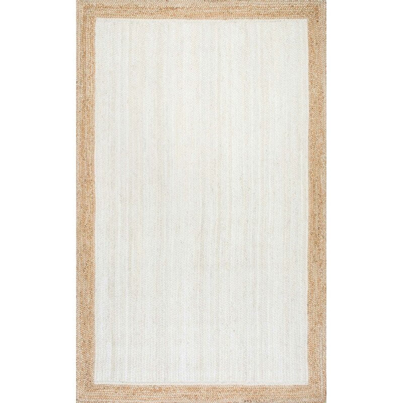 Rockfield Jute/Sisal Off White Area Rug (#25R)