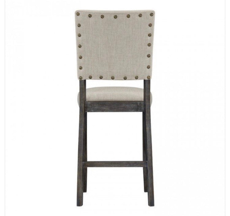 (Set of 2) Auburn Charcoal Counter Height Chair CG573