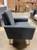 Belteau Armchair, Blue Gray
