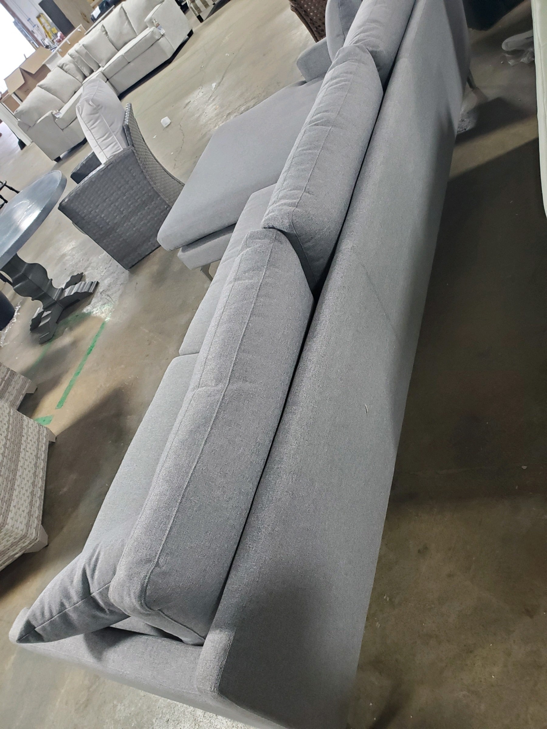 Nova Winter Gray Left Sectional Sofa