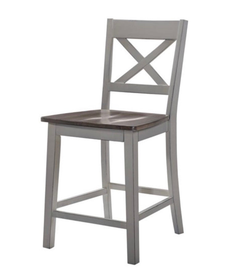 (Set of 2) 24" Grey Counter Barstools CG934
