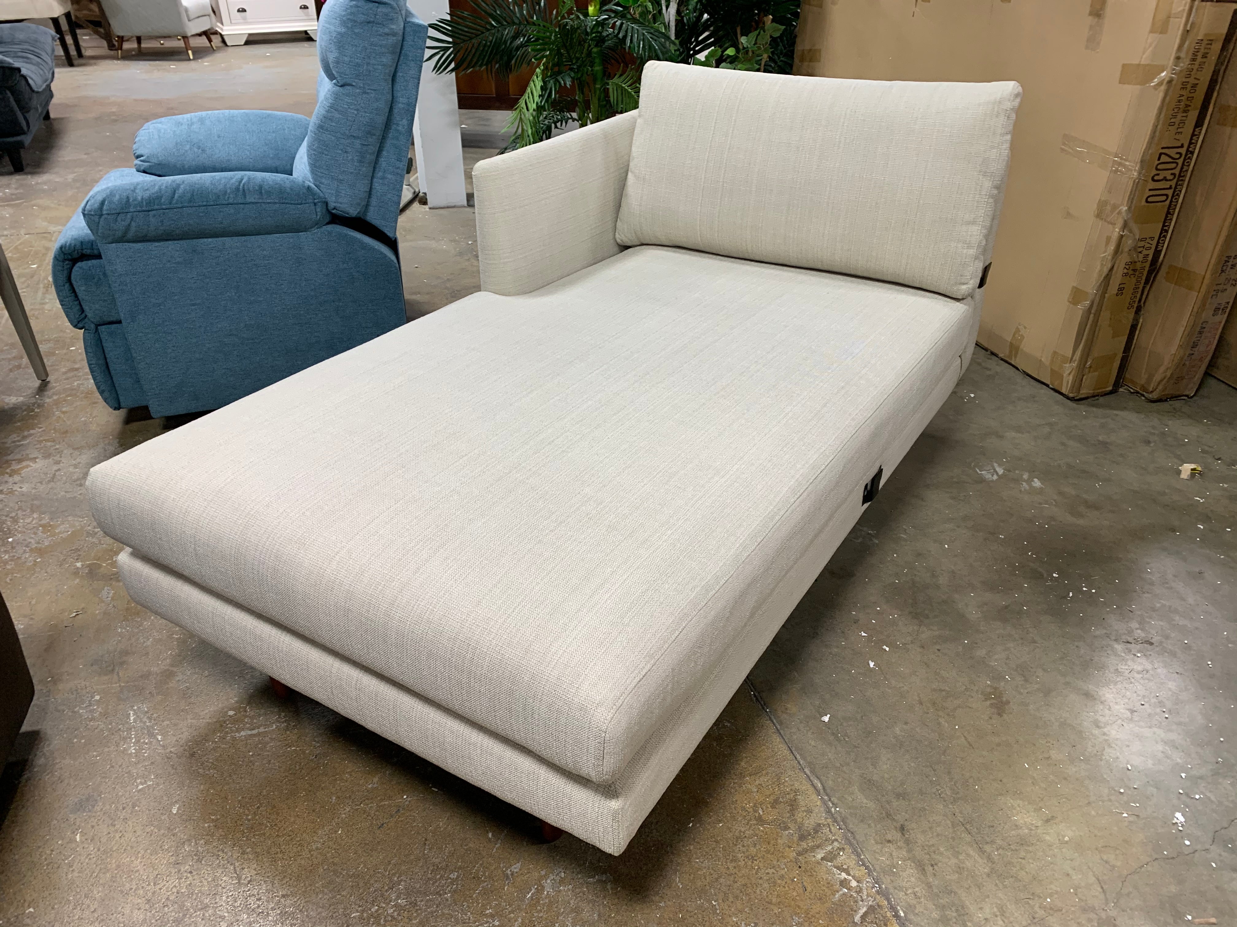 Beige Chaise Lounge Piece *As Is*