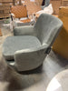 Pyrite Velvet Swivel Chair