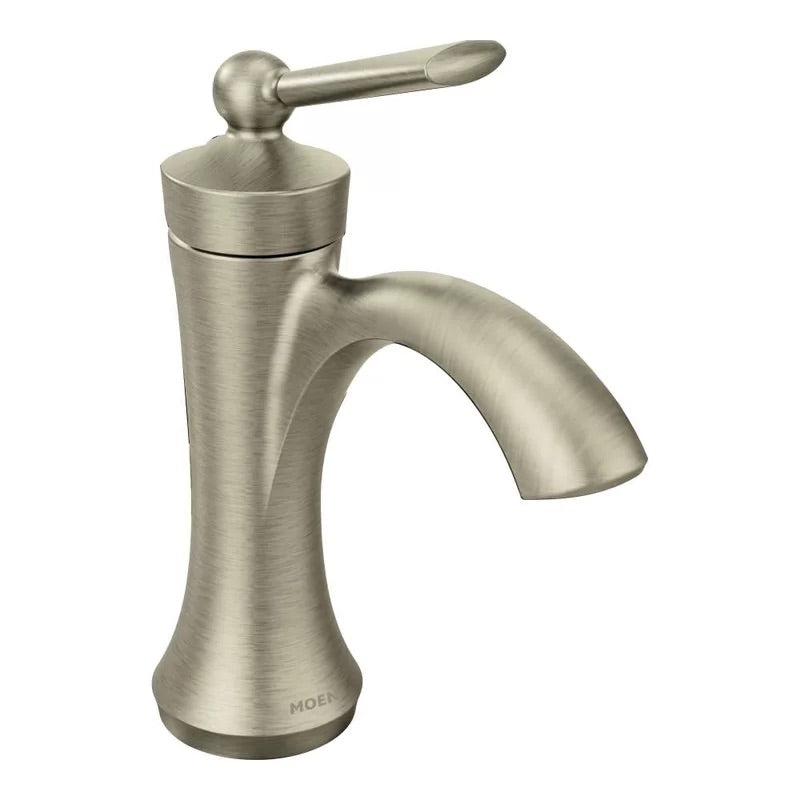 4500 Wynford Single Hole Bathroom Faucet with Drain Assembly (Brushed Nickel) B95-LC813
