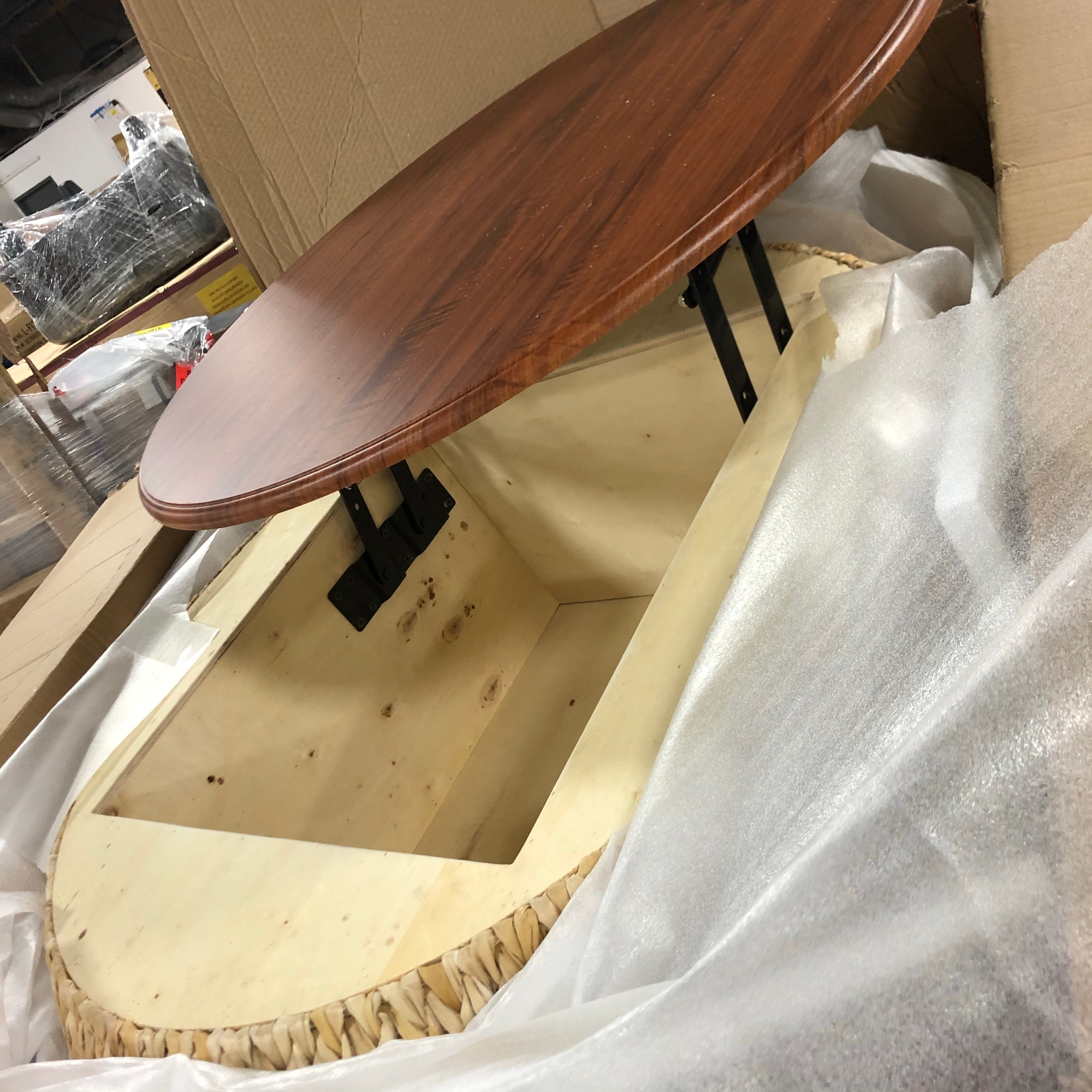 Bali Breeze Round Lift-Top Storage Table CG1979