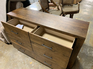 Oak Schlesinger 6 Drawer Double Dresser