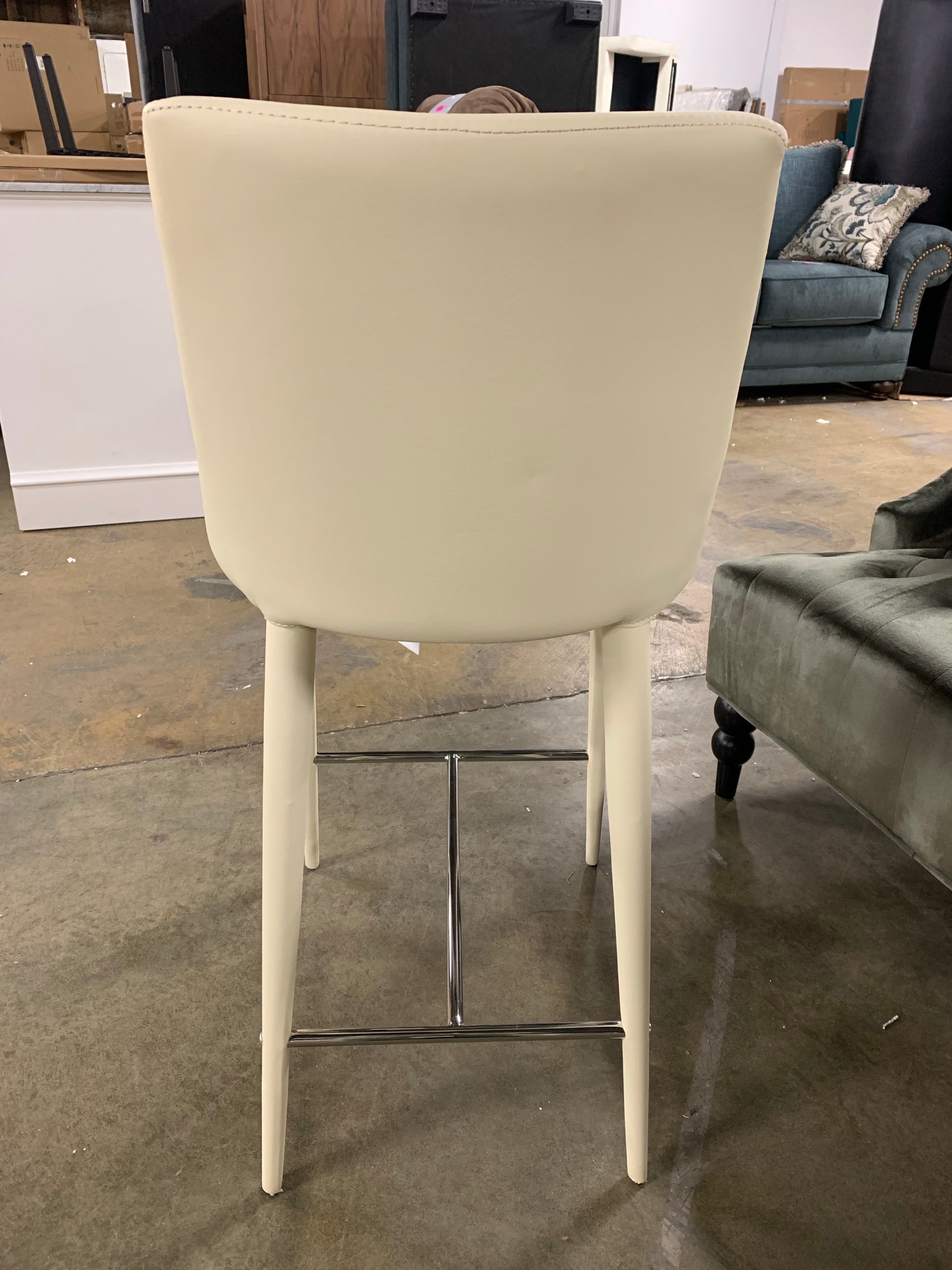 (AS IS) Summerset 26" Buttercream Counter Stool (Set of 2)