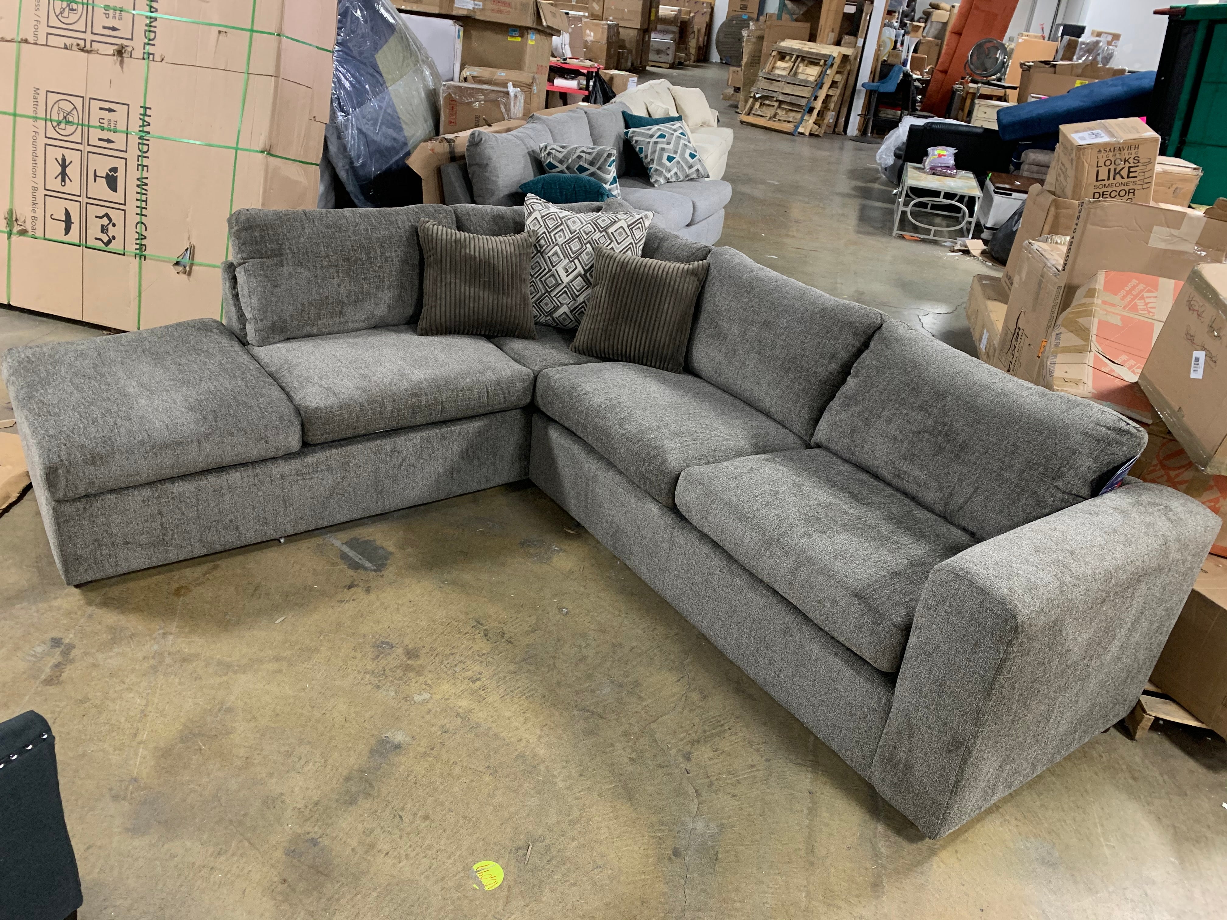 Isaacs 112" Left Hand Facing Sectional