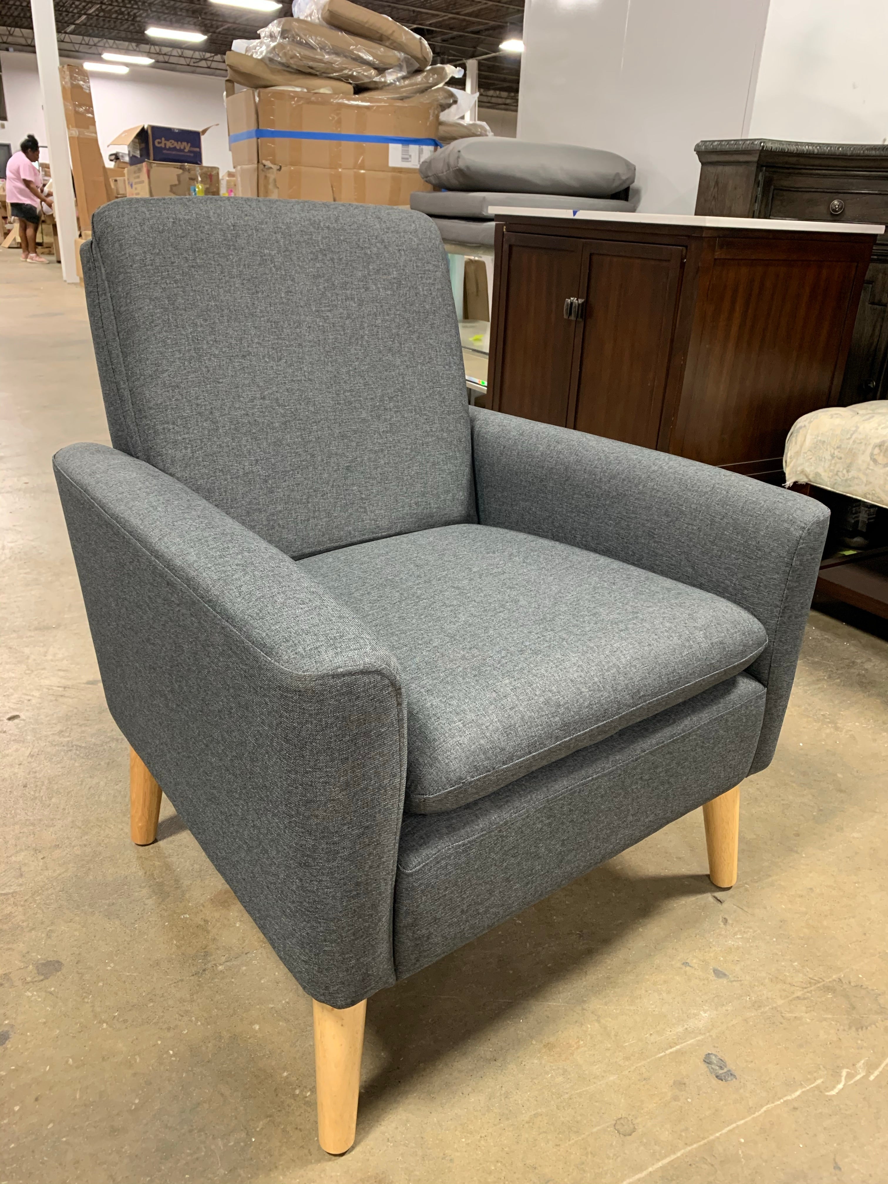 Belteau Armchair, Blue Gray
