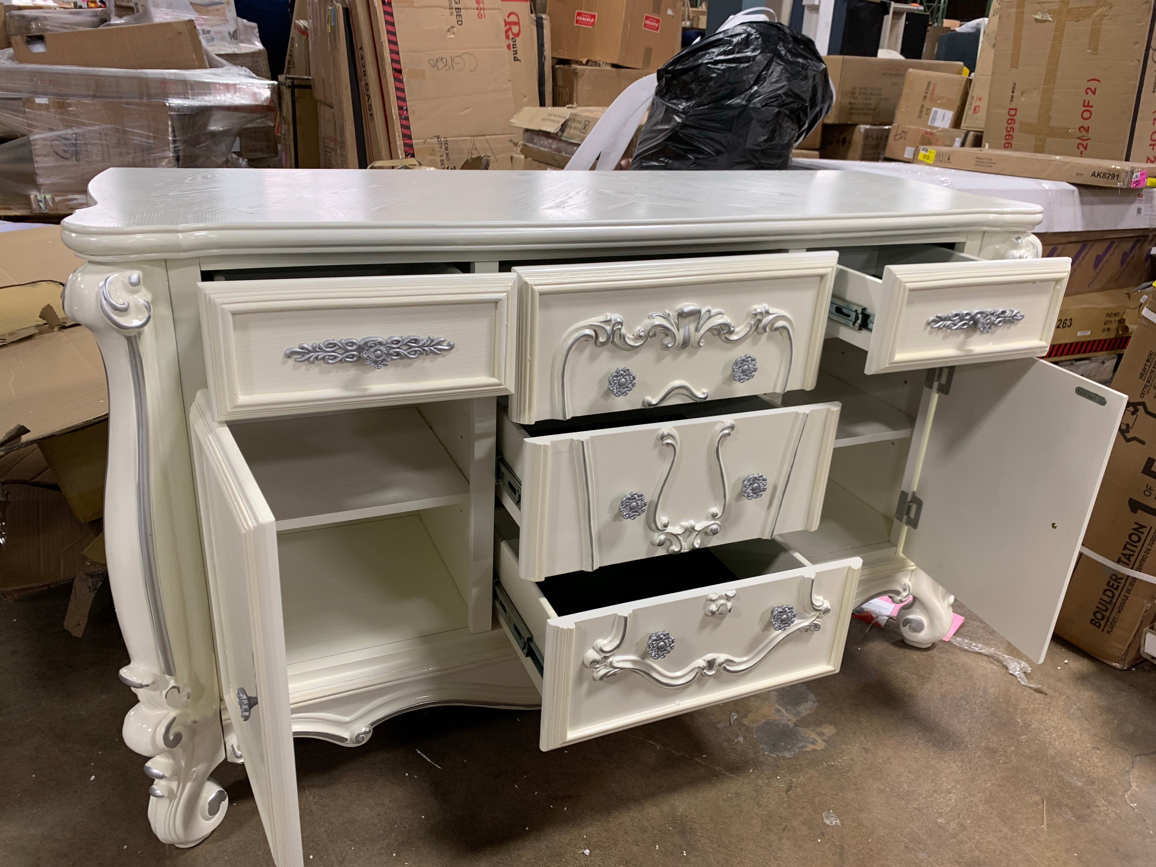 Welton 5 Drawer Combo Dresser