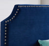 (King) Hawtree Upholstered Panel Headboard in Sapphire CG1500