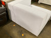 Mingle White 2 Piece Upholstered Fabric Sectional Sofa Set
