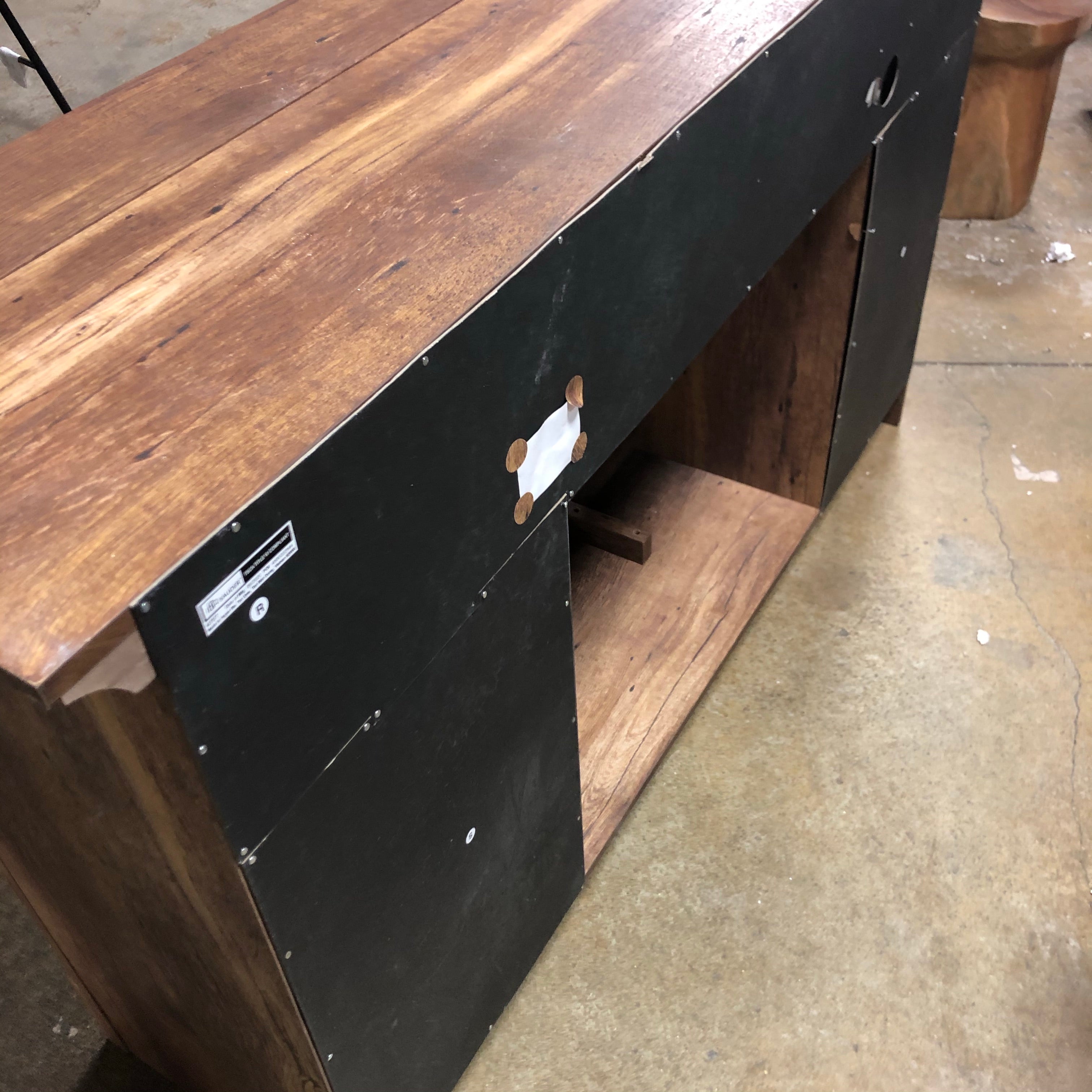 60" Farmhouse TV Stand *NO Fireplace*