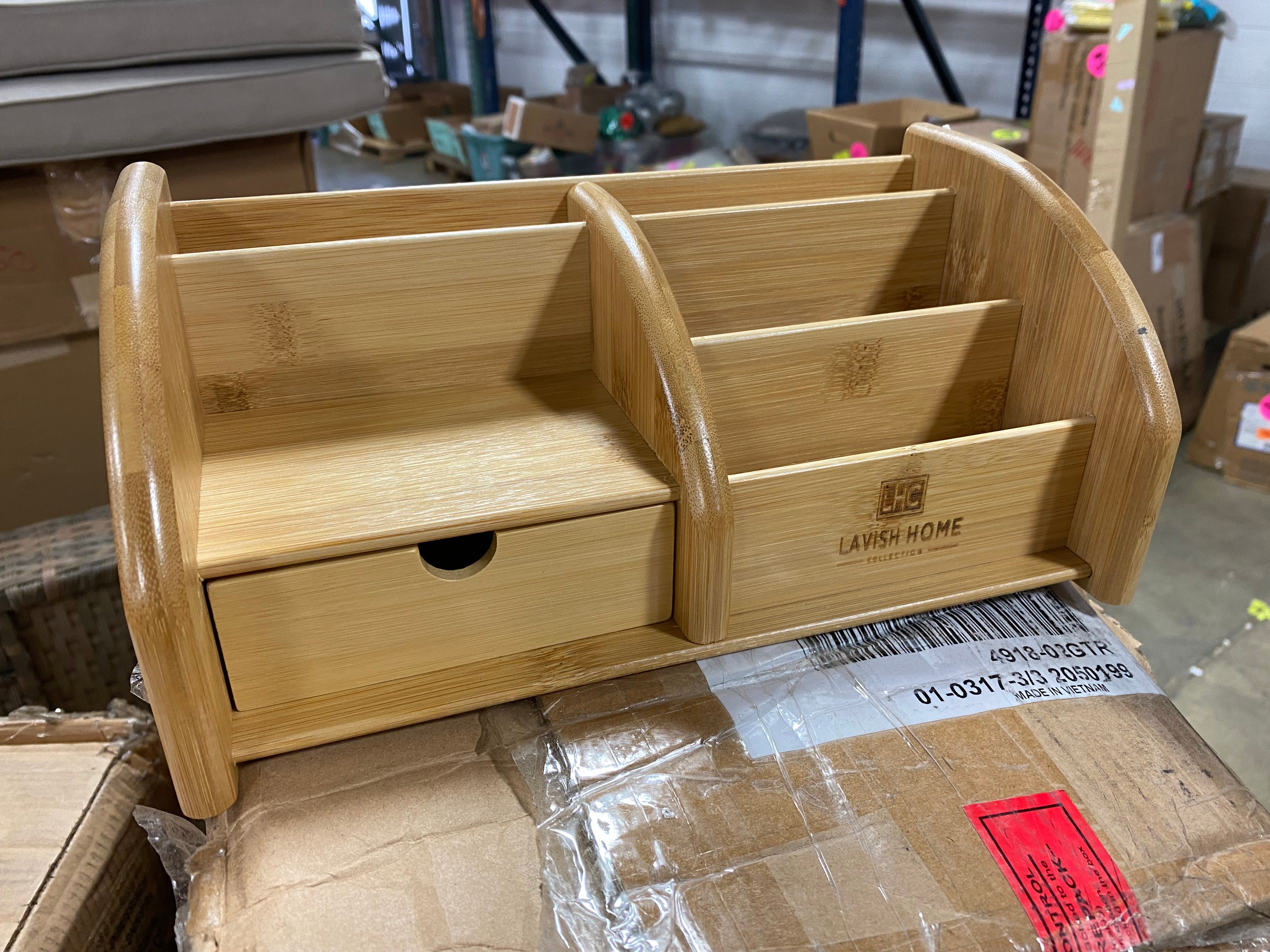 Bamboo Desk Organizer VB171