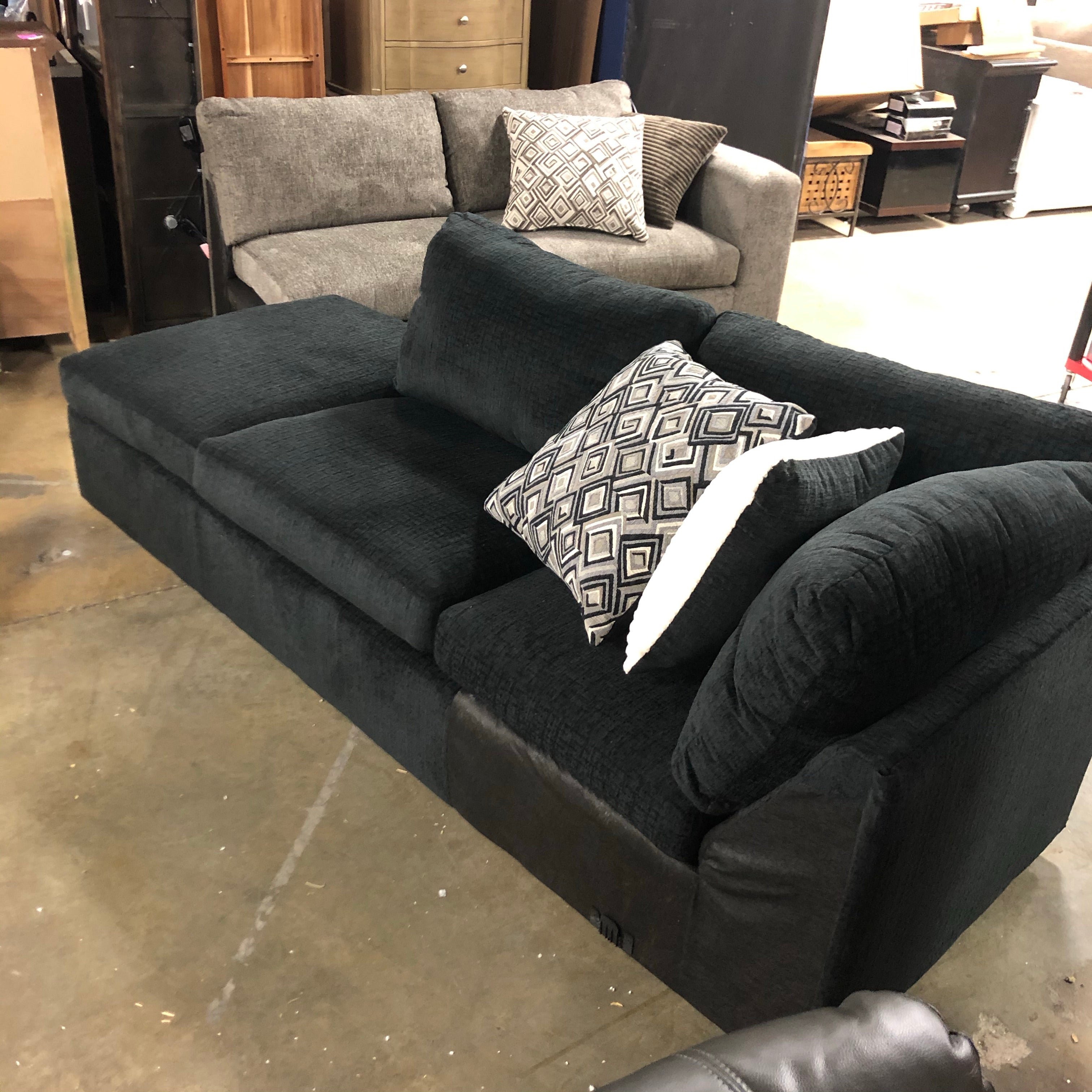 Black Chaise Lounge Piece *AS IS*