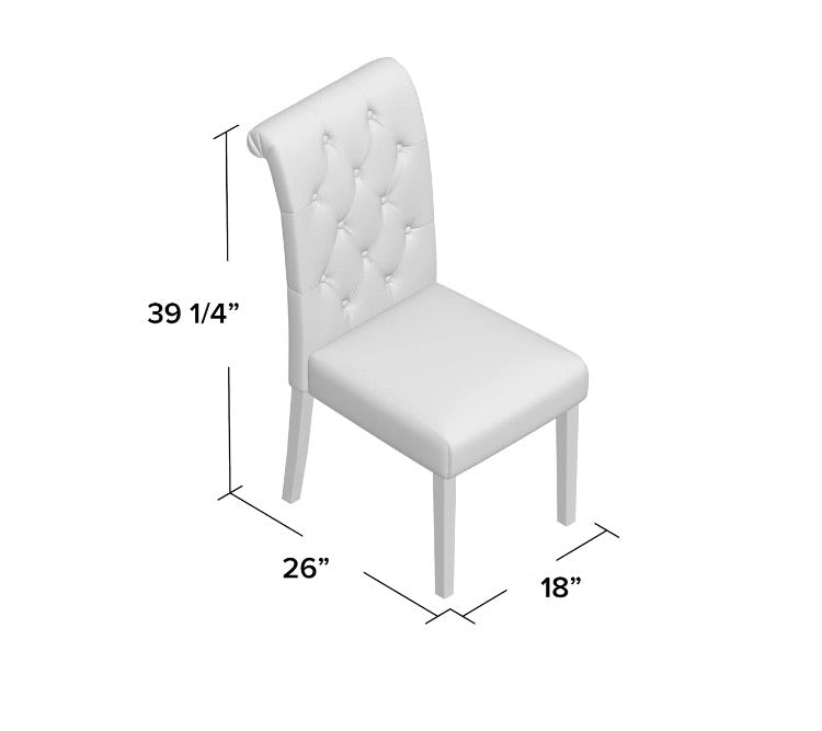 (Set of 4) Charlotte Upholstered Dining Chair (2 Boxes) CG1833