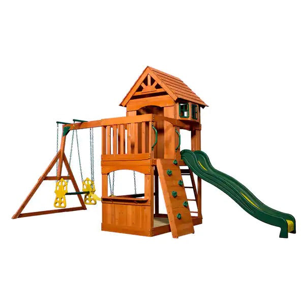 Backyard Discovery Atlantis All Cedar Swingset (4 boxes) PT572