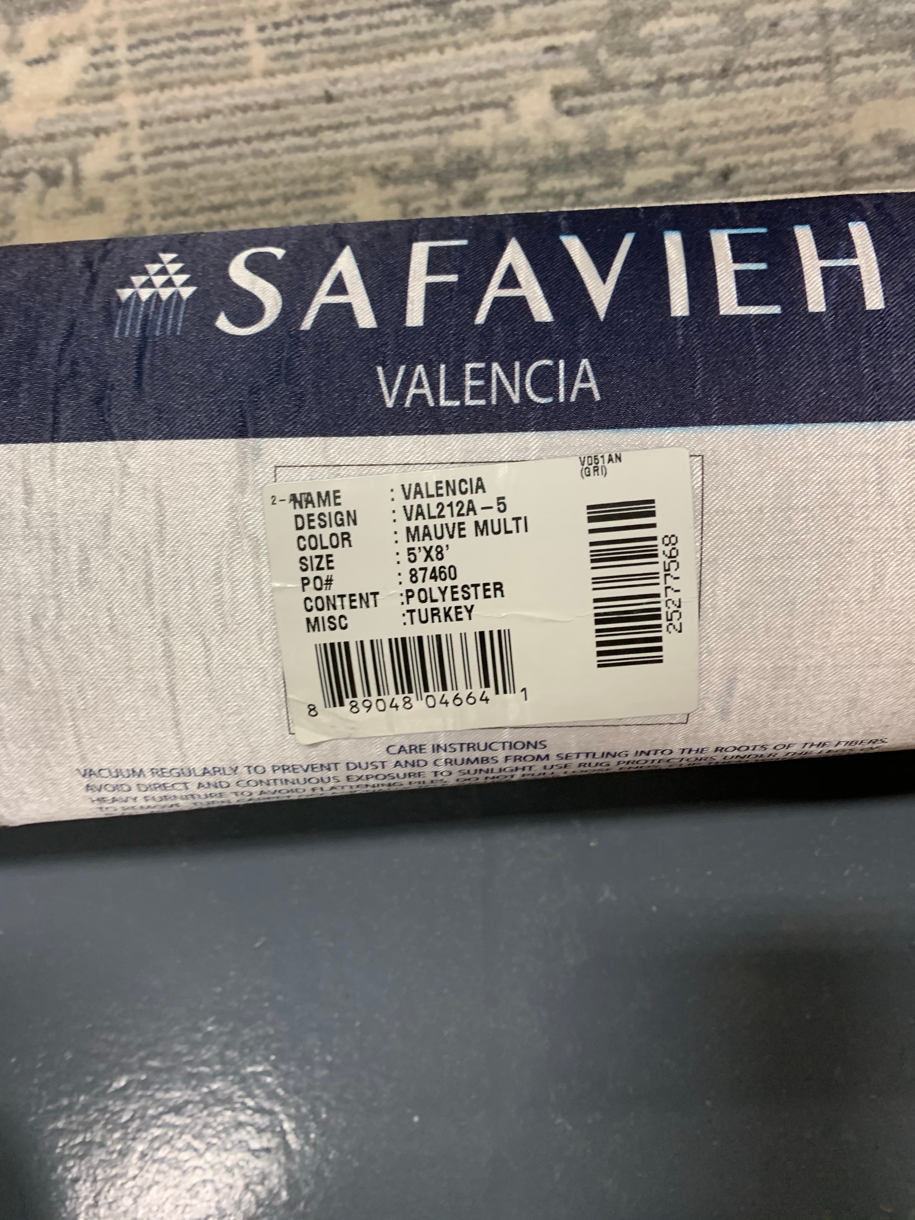 Valencia Mauve 5'x8' Rug #LX6464