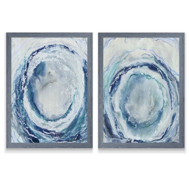 'Ocean Eye I' by Vincent Van Gogh - 2 Piece Picture Frame Painting Print Set CG1763